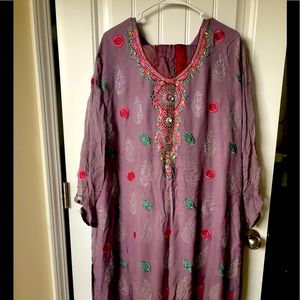 3 piece pure chiffon party dress plus size